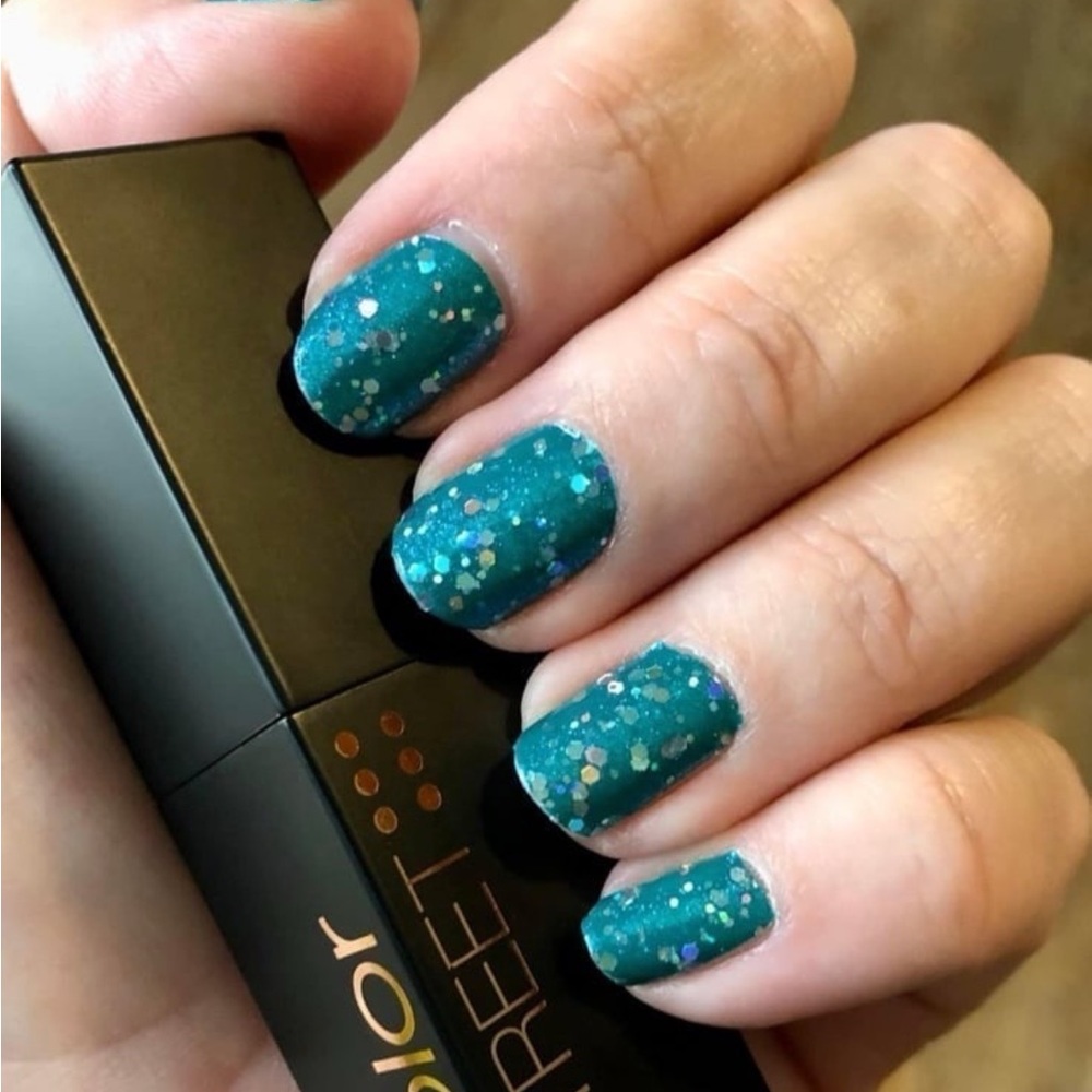 *Retired* Color Street: Caribbean Dream | Ocean Blue Glitter Summer Beach Water - Picture 6 of 9